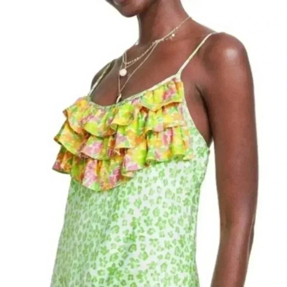 Rixo xTarget Midi Slip Dress Animal Print Colorful - Picture 9 of 9